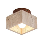Stone Geometric Ceiling Light Terralith – Product Detail 6