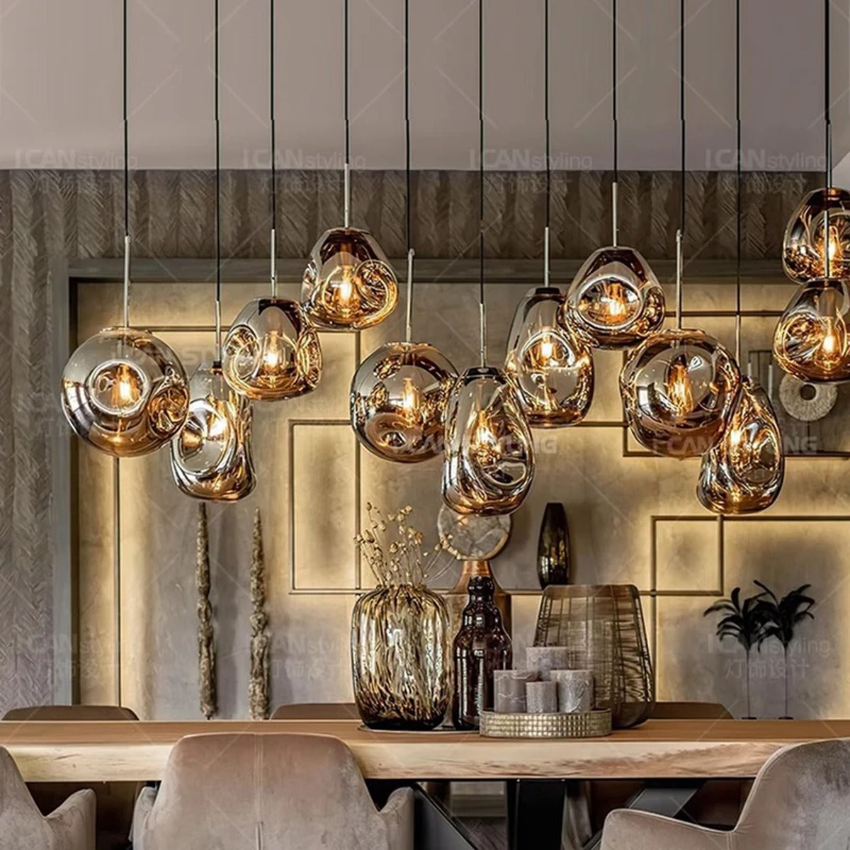 Nordic Ceremonial Glass Chandelier Welthorne – Lifestyle View 3