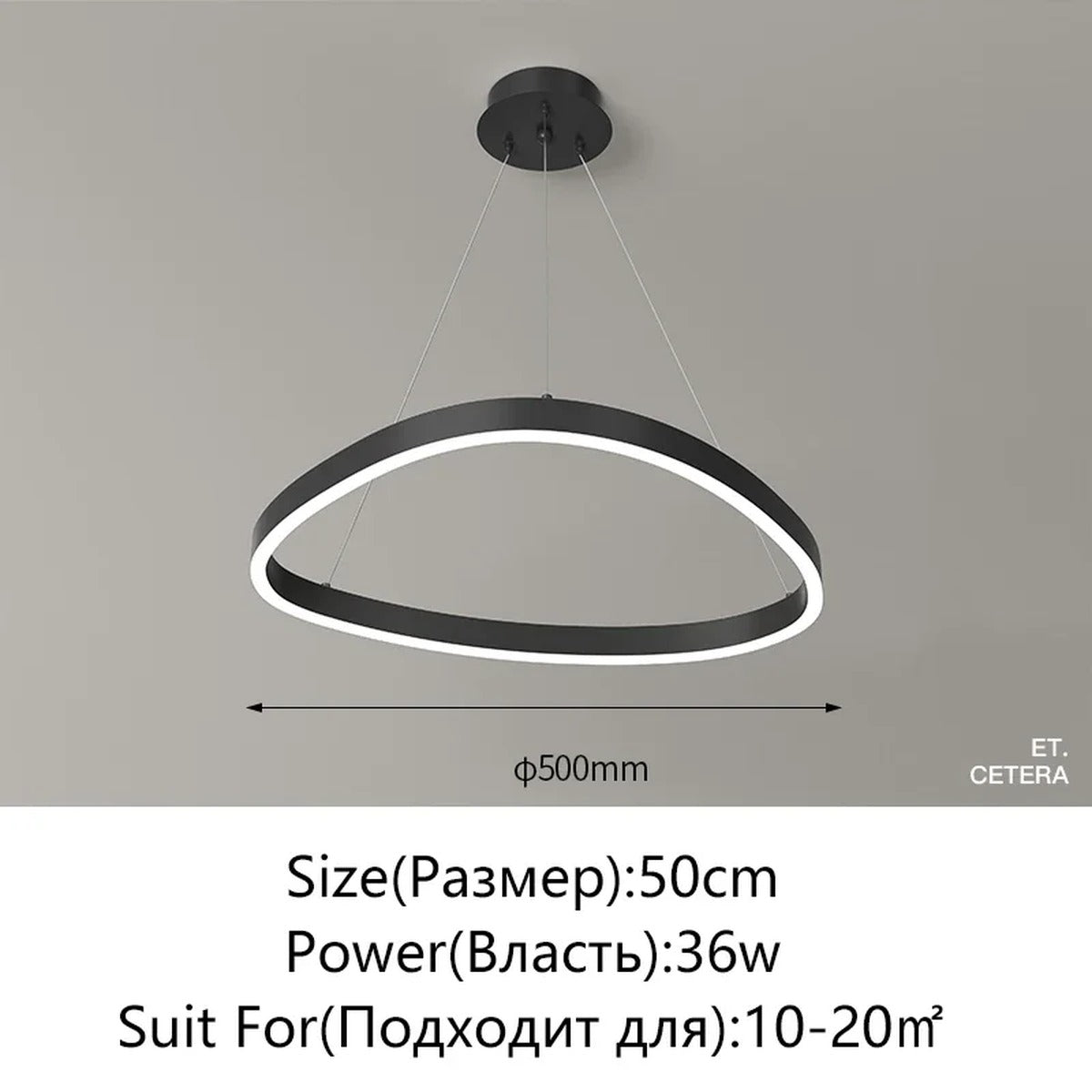 Celestial Ring LED Chandelier Lumara – Product Detail 10