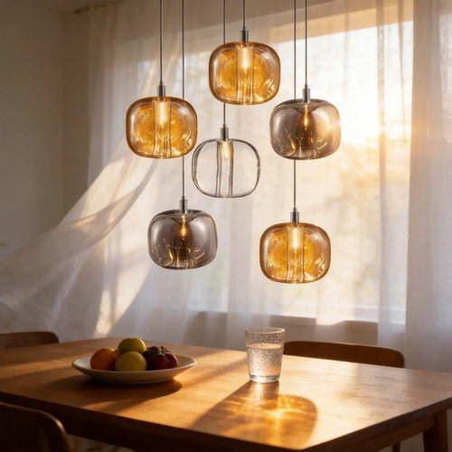 Crystalline Cascade Pendant Light Harvix – Hero Shot