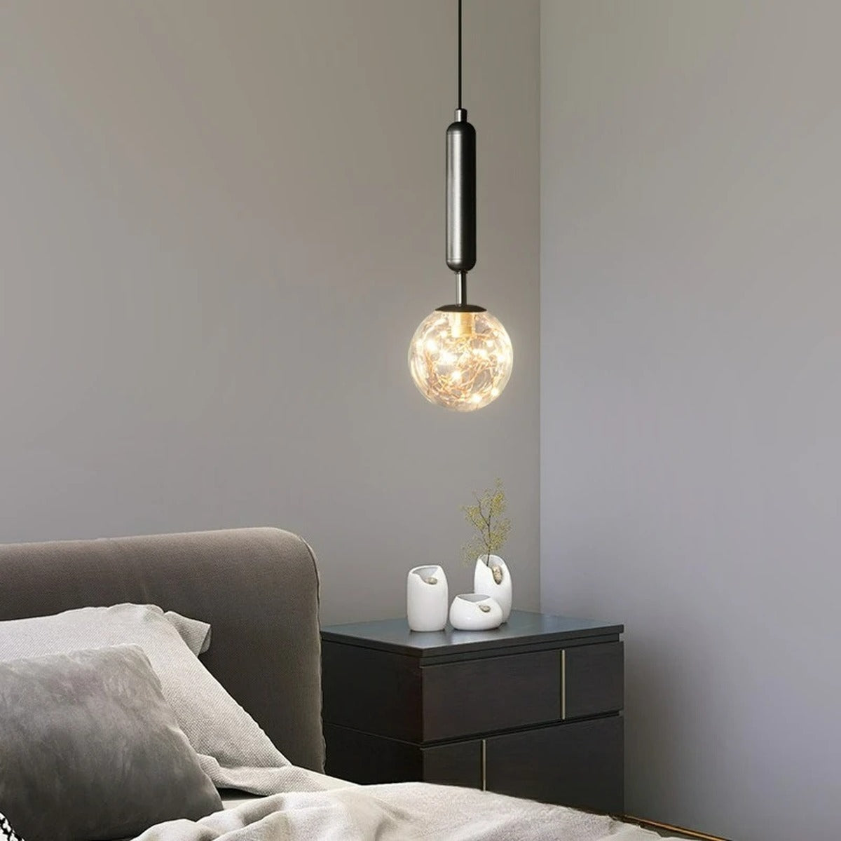Fairy Light Globe Pendant – Aurevix – Hero Shot