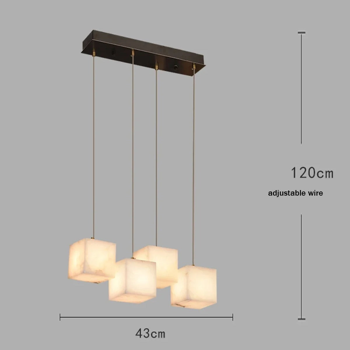 Rectalux — 4-Cube Linear Bar, 43 cm