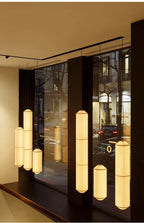 Japanese Wabi-Sabi Cylinder Pendant Light Zelvorinth – Storefront Lifestyle