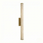 Enox marble wall sconce, Brass finish, studio shot