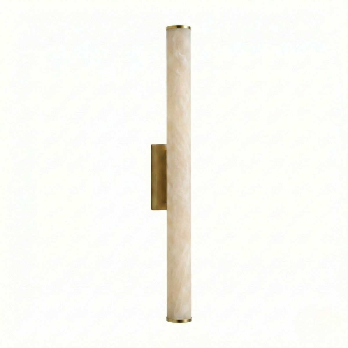 Enox marble wall sconce, Brass finish, studio shot