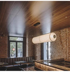 Japanese Wabi-Sabi Cylinder Pendant Light Zelvorinth – Horizontal Style Lifestyle