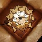 Scalloped Rattan Panel Tiered Pendant Light – Lelrix – Product Detail 6