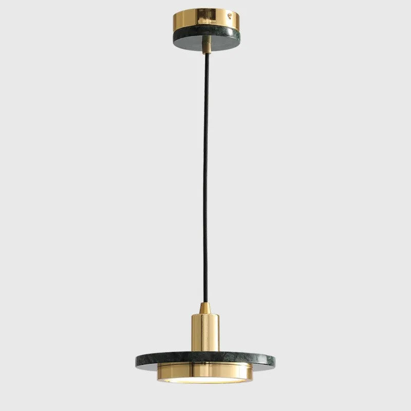 Raelith pendant light — Green Marble finish