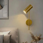 Slim Cylindrical Pivoting Spot Wall Sconce – Torvaex – Hero Shot