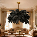 Luxe Ostrich Feather Chandelier – Plumessa – Hero Shot