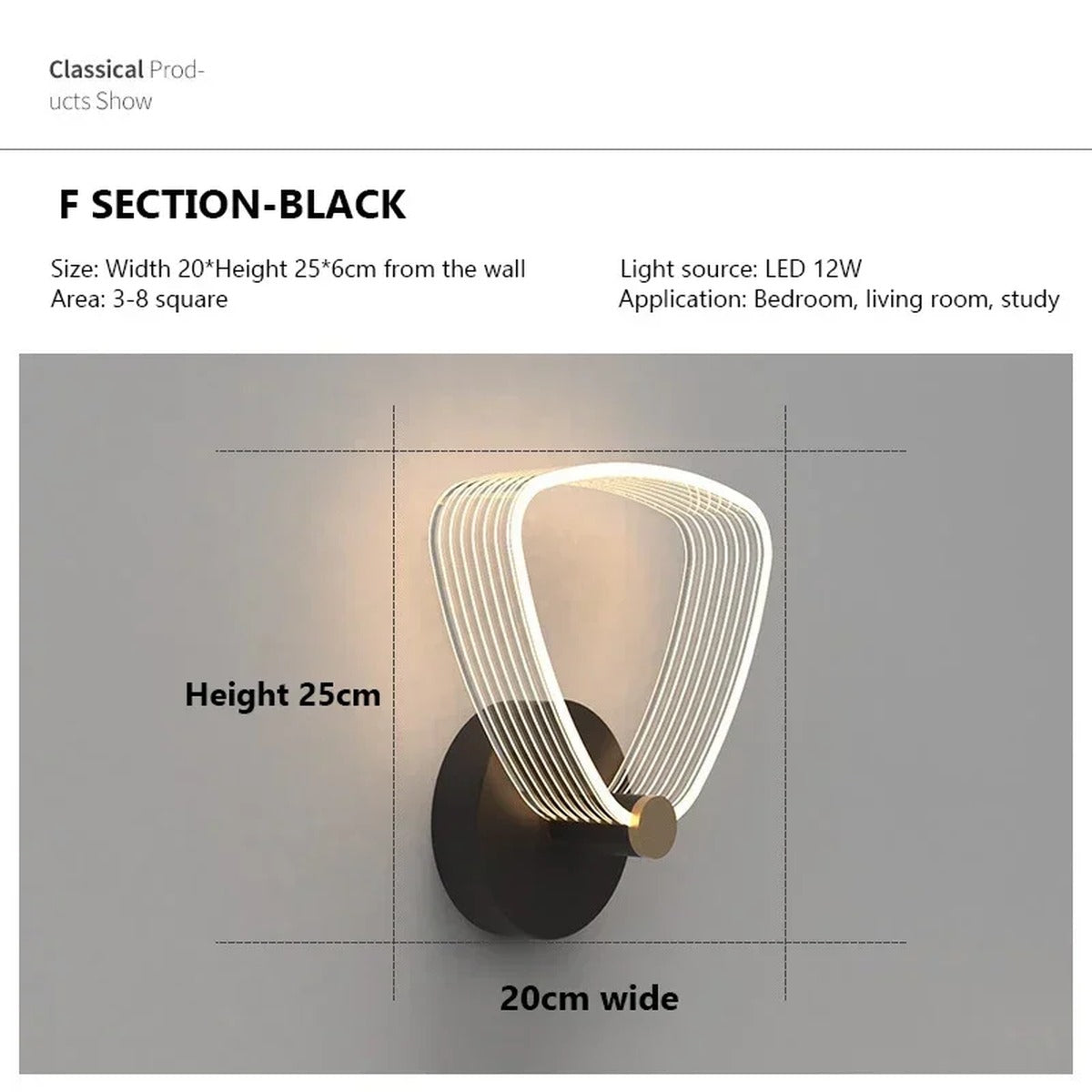 Modern Wall Sconce Kalix — TypeF