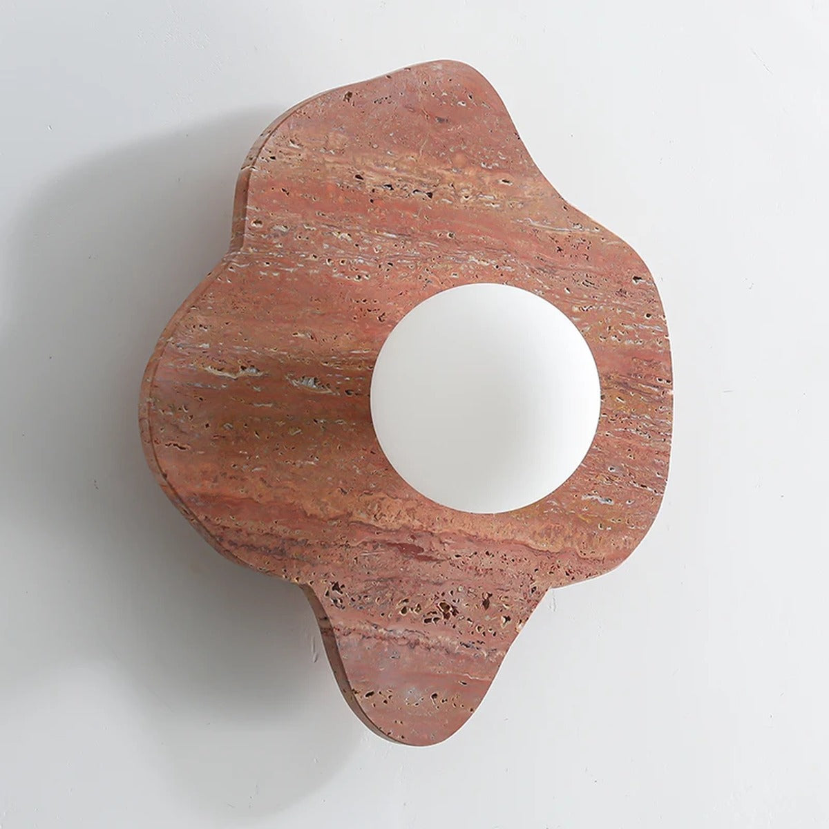 Organic Stone Petal Wall Sconce – Mvoreth – Lifestyle View 3