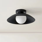 Saucer Globe Flush Ceiling Light – Hvrion – Lifestyle View 4