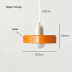 Solren Pendant Light — Beige & Orange