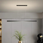 Slim LED Linear Bar Pendant Light – Zenithon – Lifestyle View 3