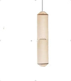 Japanese Wabi-Sabi Cylinder Pendant Light Zelvorinth – Vertical Dia25xH97cm