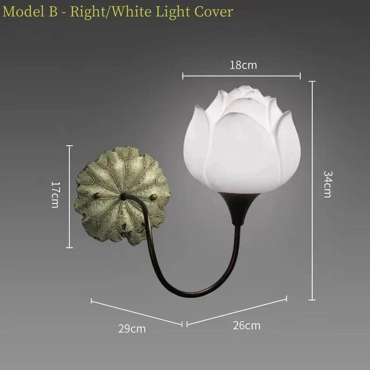 Sculptural Resin Wall Sconce Ethereon – Product Detail 14