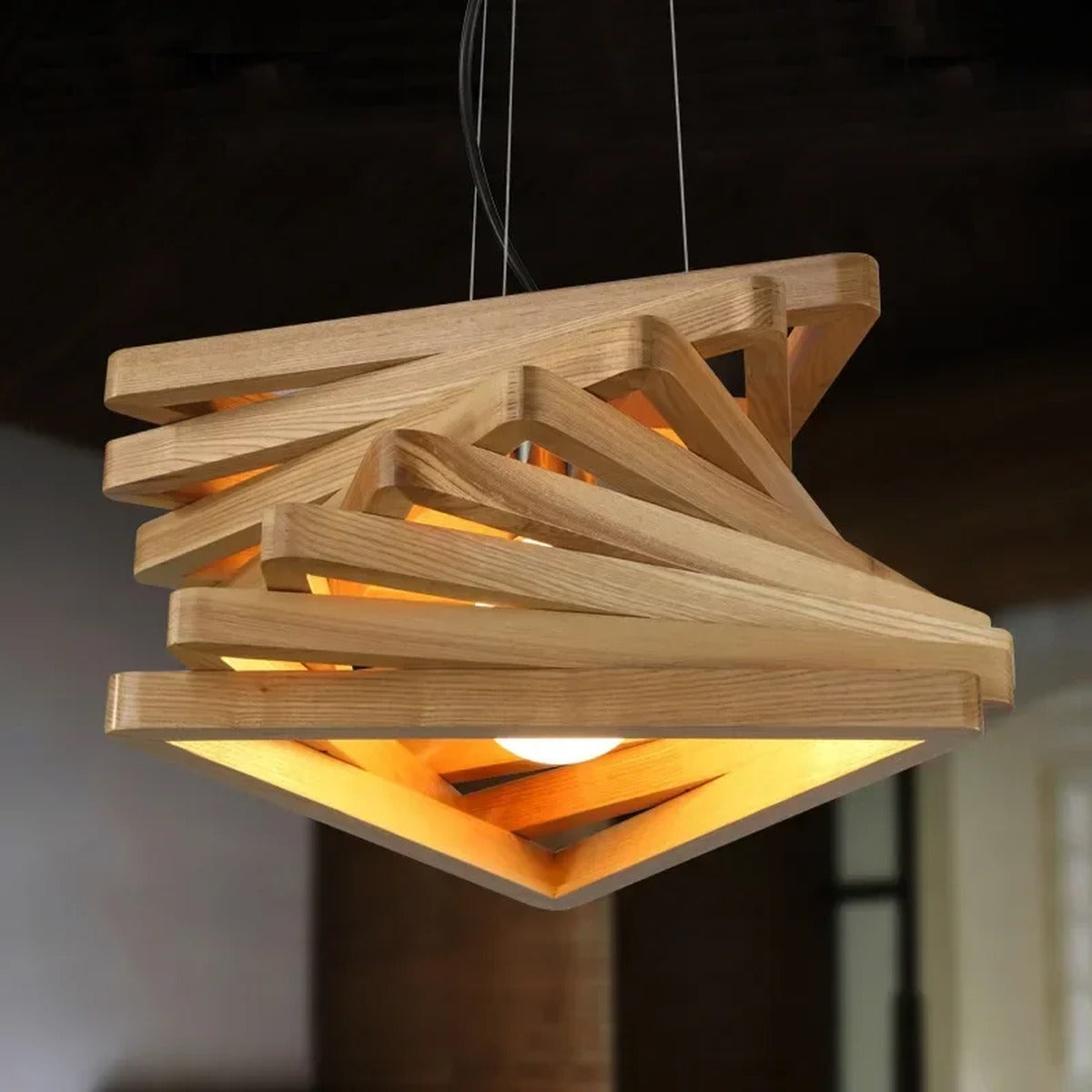 Warm Geometric Pendant Light Caelith – Product Detail 6