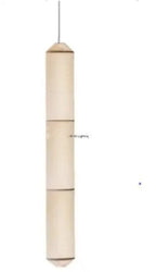 Japanese Wabi-Sabi Cylinder Pendant Light Zelvorinth – Vertical Dia25xH130cm