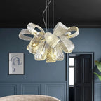 Chrome Mesh Ribbon Chandelier – Floramont – Product Detail 5