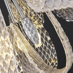 Chrome Mesh Ribbon Chandelier – Floramont – Product Detail 6