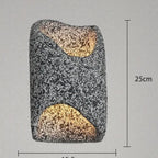 Carved Diagonal Aperture Stone Wall Sconce – Ioluxen – Product Detail 9