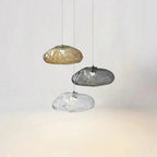 Rippled Glass Organic Pendant Light – Zolux – Hero Shot