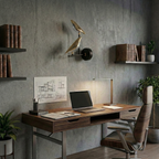 Polished Bird Sculptural Wall Sconce Asrioth – Lifestyle View 2