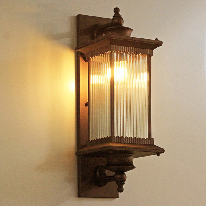 Vintage Metal Rectangular Wall Sconce Garovex – Product Detail 5