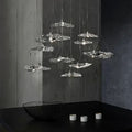 Organic Blown-Glass Pendant Light – Praoria – View 1