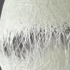 Lunaro Moon Chandelier, etched fiberglass surface detail