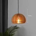 Bent Wood Veneer Orb Pendant Light – Wevorn – Product Detail 7