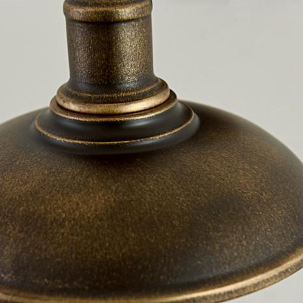 Antique Brass Gooseneck Barn Wall Light Faera - Shade Detail