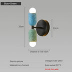 Dual Cement Cylinder Wall Sconce – Kvrix – Product Detail 10
