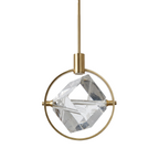 Geometric Ring Statement Pendant Light Cemora – Lifestyle View 2
