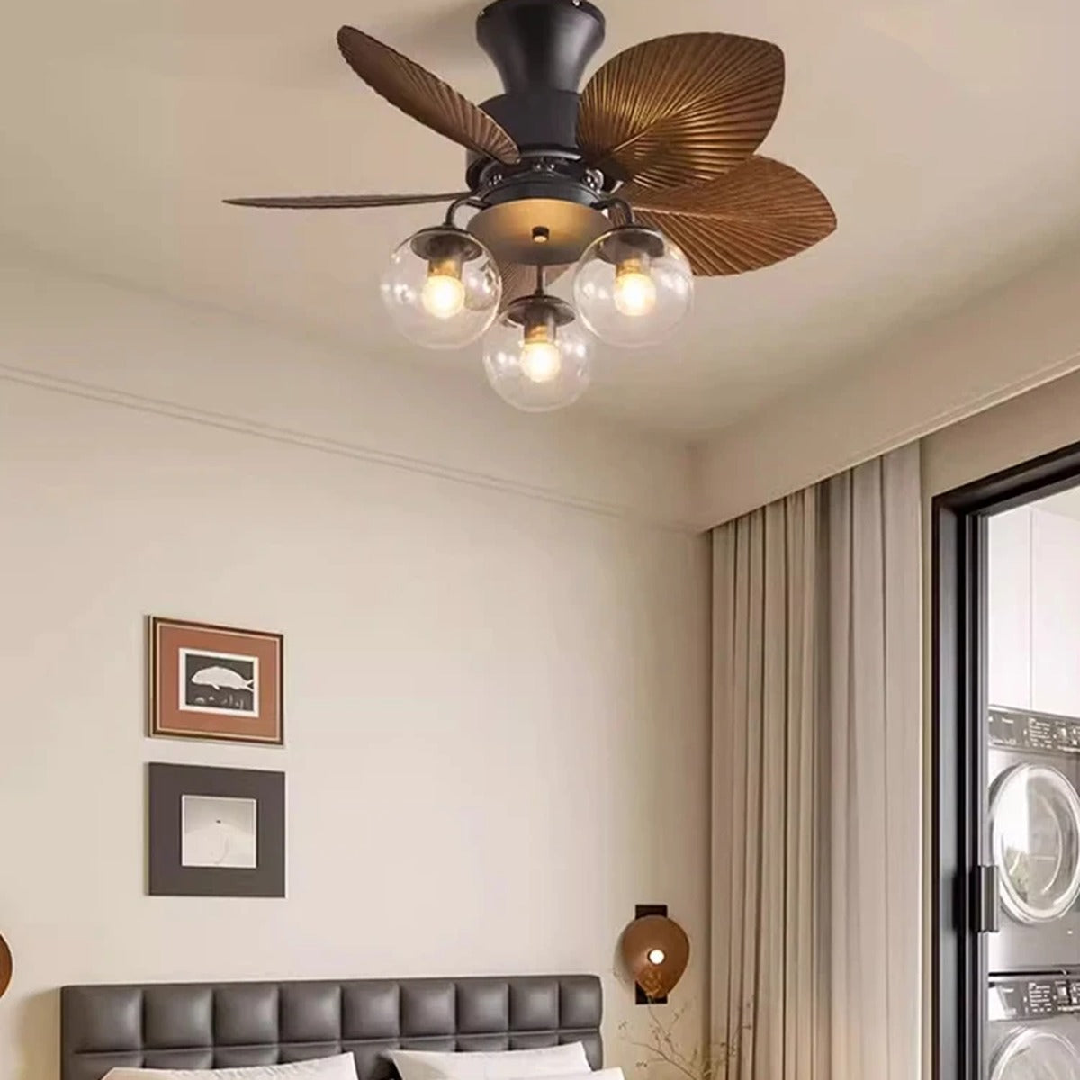 Palmara Palm-Leaf Ceiling Fan Light – Product Detail 5