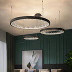 Multi-Ring Crystal Fringe Chandelier – Mevorath – Lifestyle View 3