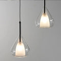 Pluvia Single Pendant – Clear Smoke, Detail