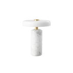 Italian Marble Glass Table Lamp Biancora – Lifestyle View 3