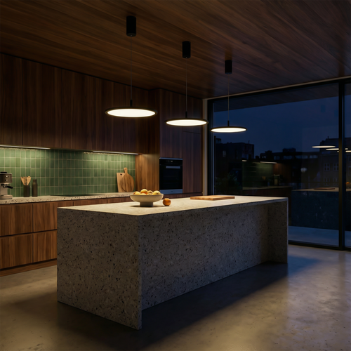 Contemporary Adjustable Pendant Light Banoreth