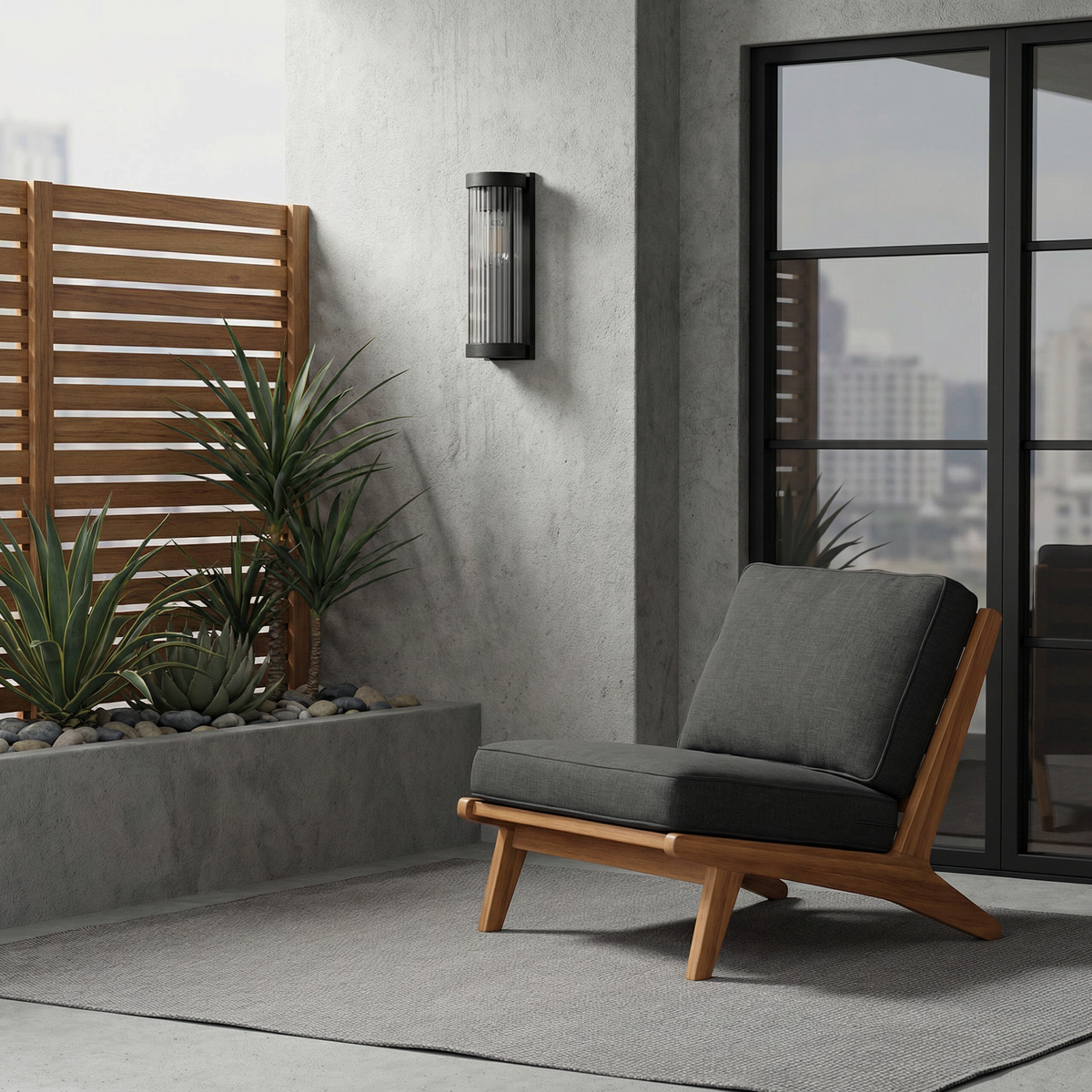 Industrial Metal Outdoor Wall Sconce Ferenth – Product Detail 7