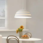 Tiered Dome LED Pendant Light Brevion — bedroom overhead application