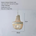Bohemian Wooden Bead Empire Chandelier – Teruko – Product Detail 7