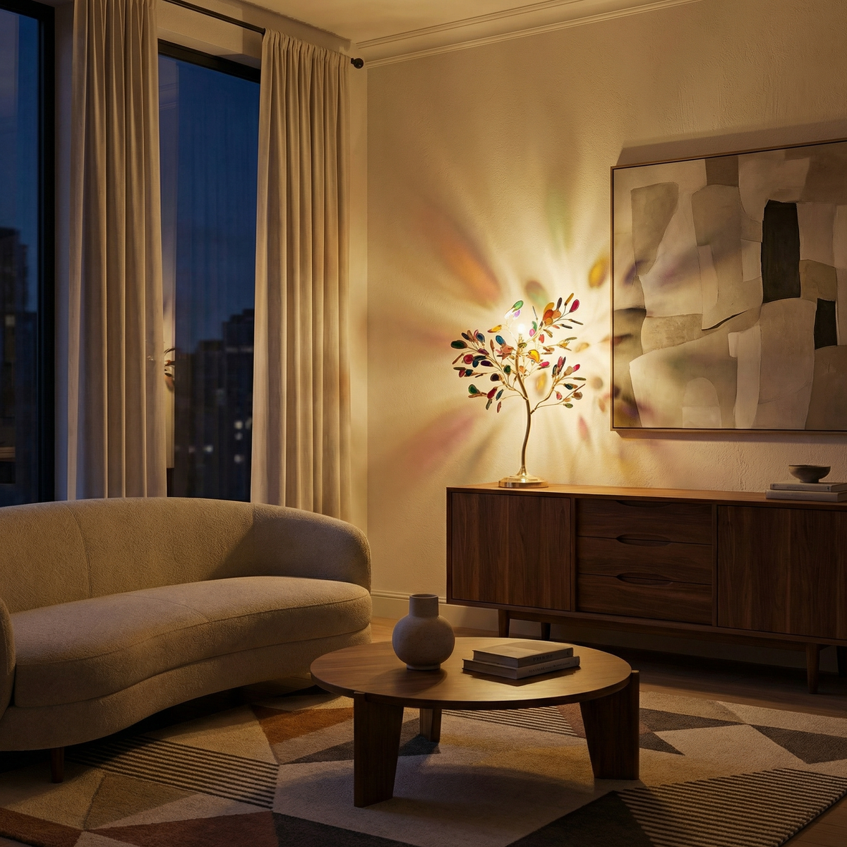 Organic Tree Branch Table Lamp Cavix – Product Detail 7
