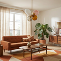 Modern Metal Acrylic Chandelier Solvan – Lifestyle View 4