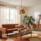 Modern Metal Acrylic Chandelier Solvan – Lifestyle View 4