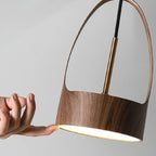 Wood Arch Handle Basket Pendant Light – Alorenth – Product Detail 6