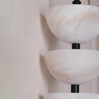 Triple Alabaster Bowl Stack Wall & Pendant Light – Kolvent – Product Detail 6