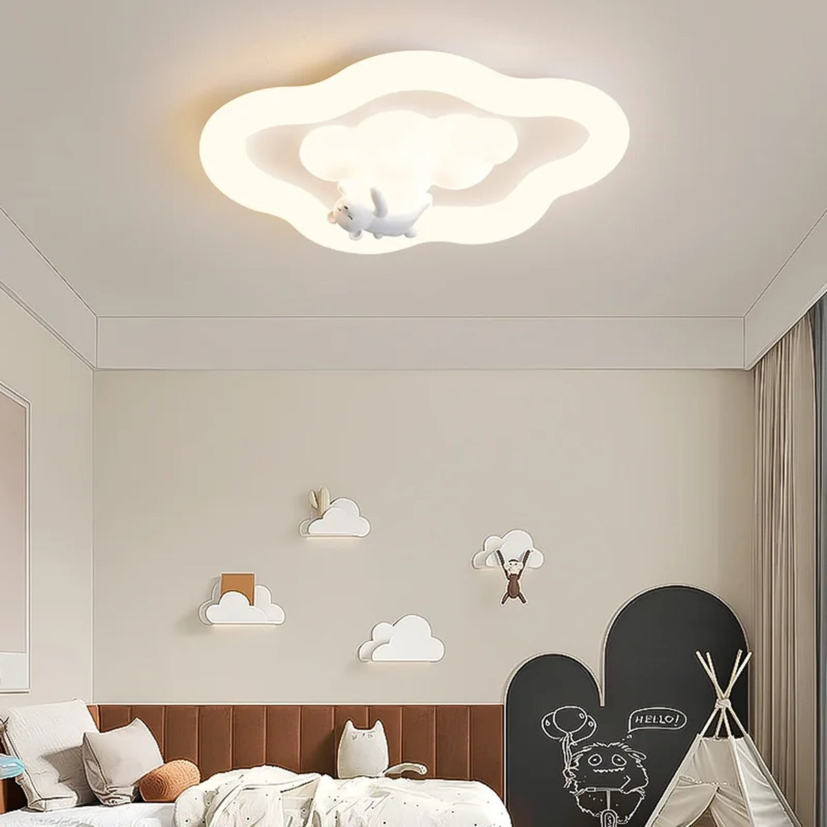 Soft Glow Organic Ceiling Light Breathwell – Product Detail 5