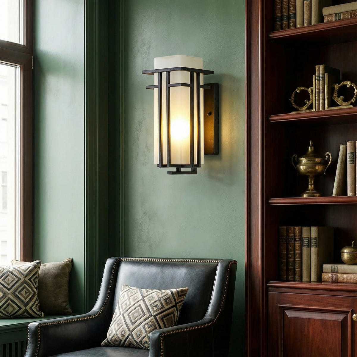 Minimal Iron Geometric Outdoor Light Kestral – Product Detail 11